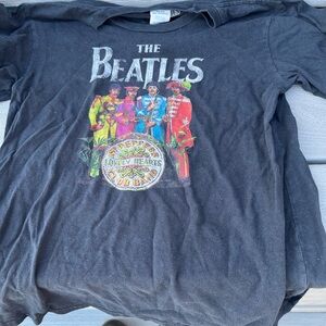 BEATLES BLACK T SHIRT SARGENT PEPPER, no rips, sz Small